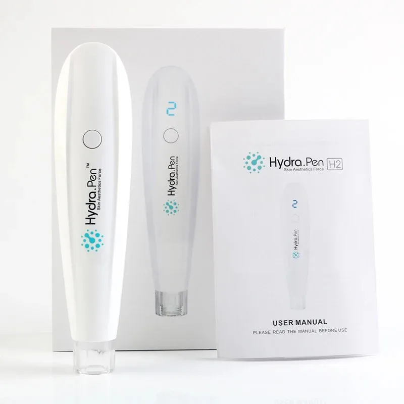 Uso Domestico Hydra.Pen H2 Professional Micro Needling System Dermapen Skin Care Mts Hydra Derma Pen Meso Therapy Strumento Di Bellezza Del Viso