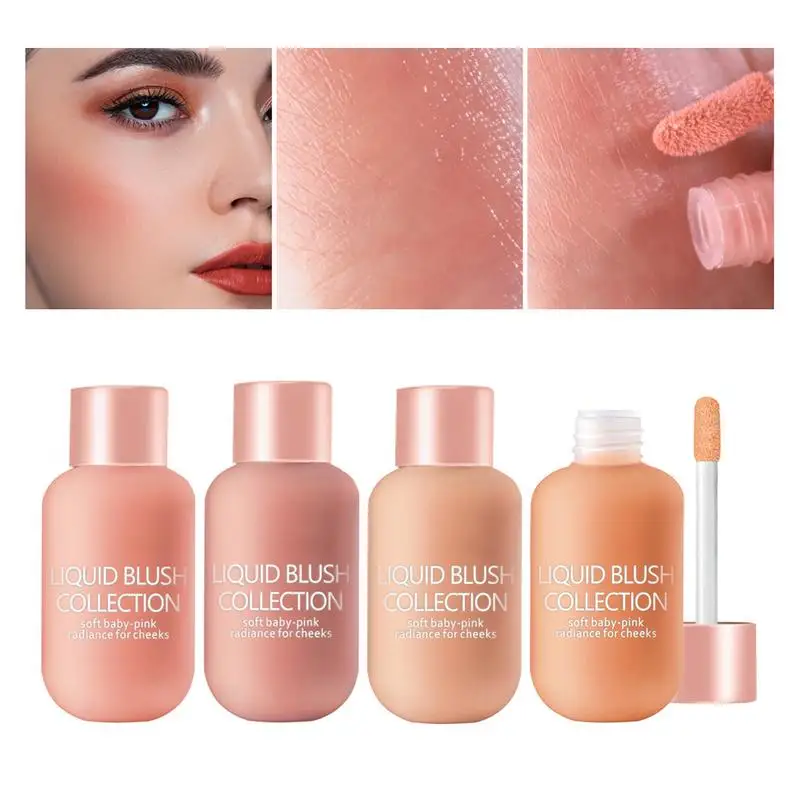 Liquid Cream Blush Liquid Powder Fard Viso Nutriente Blush Stick Natural Shimmer Finish Idratante Cremoso Liquid Blush