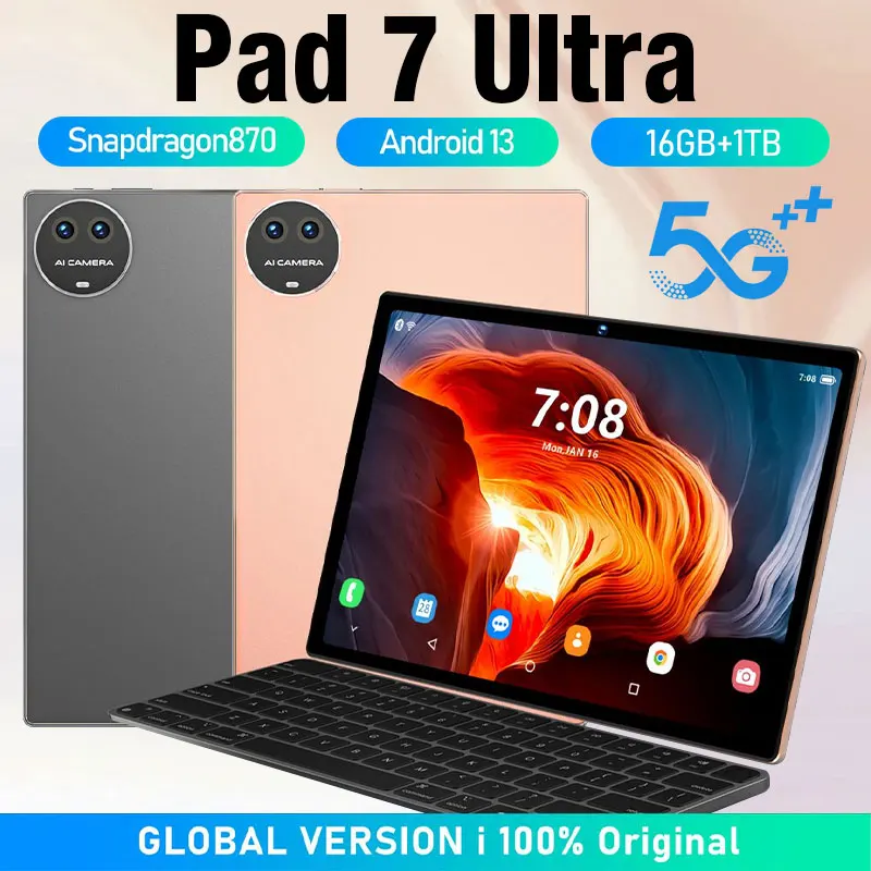 Tablet Versione Globale Mi Pad 7 Ultra 10.1 Pollici Hd Tablet Originale 5G Wifi Tablet Pc Android Tablet Google Play Pc Global 2024