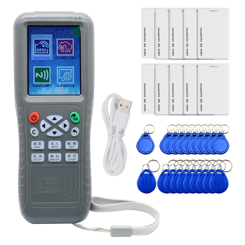 Nfc Rfid Card Copier Reader Writer Duplicatore Wifi Full Decodifica Smart Card Key Machine Ic Id Reader Writer Duplicator