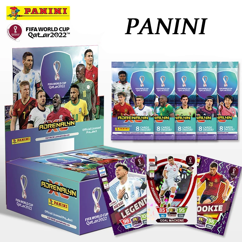 Genuine Panini Fifa Star Card Premier League Card Tal World Cup 2022 Football Card Messi Character Signature Card Regalo Di Natale