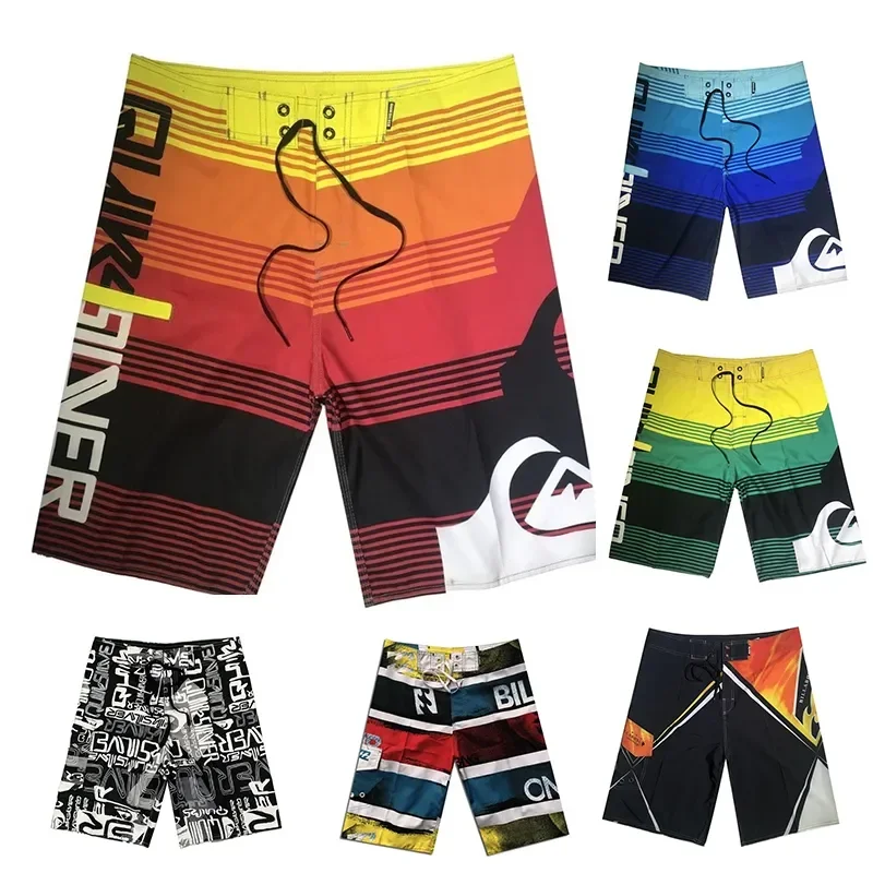 New Swimwear Men Swim Beach Shorts Mens Costume Da Bagno Costume Da Bagno Uomo Bermuda Beachwear Tavola Da Surf Costume Da Bagno Pocket Badeshorts