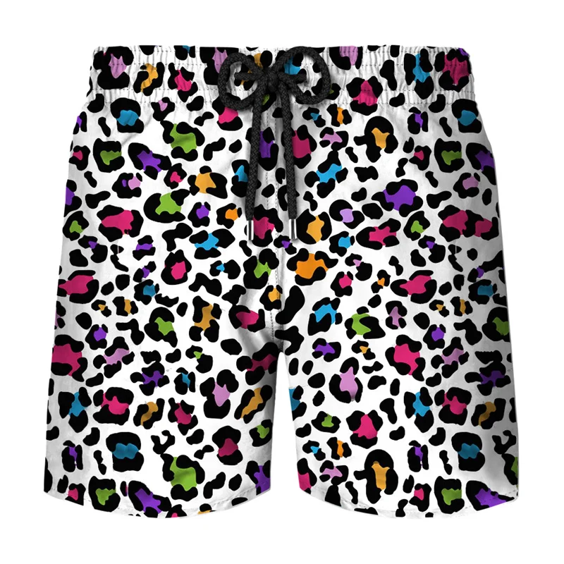 Abstract Graffiti Hawaii Beach Shorts Pants Men Y2K 3D Printed Bermuda Surfing Board Shorts 2023 New Swimsuit Summer Swim Trunks