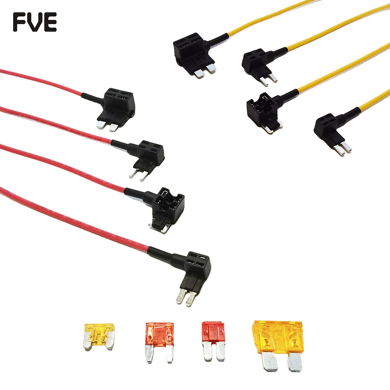 Automotive Car Truck Boat Suv Low Profile Mini Micro Standard Portafusibile A Lama Media Per Adattatore Per Rubinetto Fusibile Ad Installazione Rapida