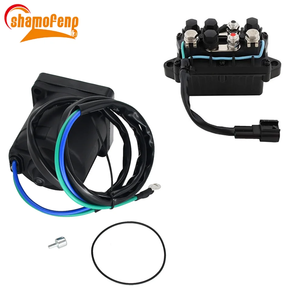 Smf Tilt Trim Motor & Relay 10817 1085512V 2 Fili Per Yamaha Muslimatexmuslimah