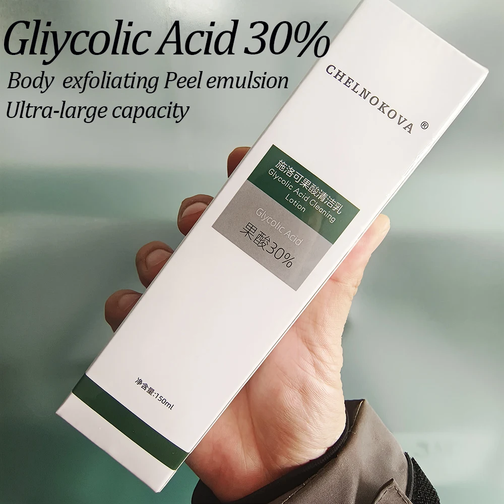 Acido Glicolico 30% Crema 100% Acido Glicolico Siero Toner Originale Chelnokova Glicolico Aha Peeling Spedizione Gratuita Chimica