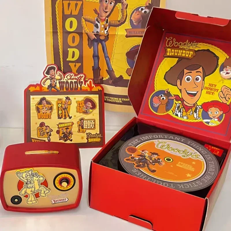 New Disney Toy Story 4 Woody Retro Bluetooth Speaker Kawaii Cartoon Wireless Altoparlante Portatile Creativo Anime Girl Regali Di Compleanno