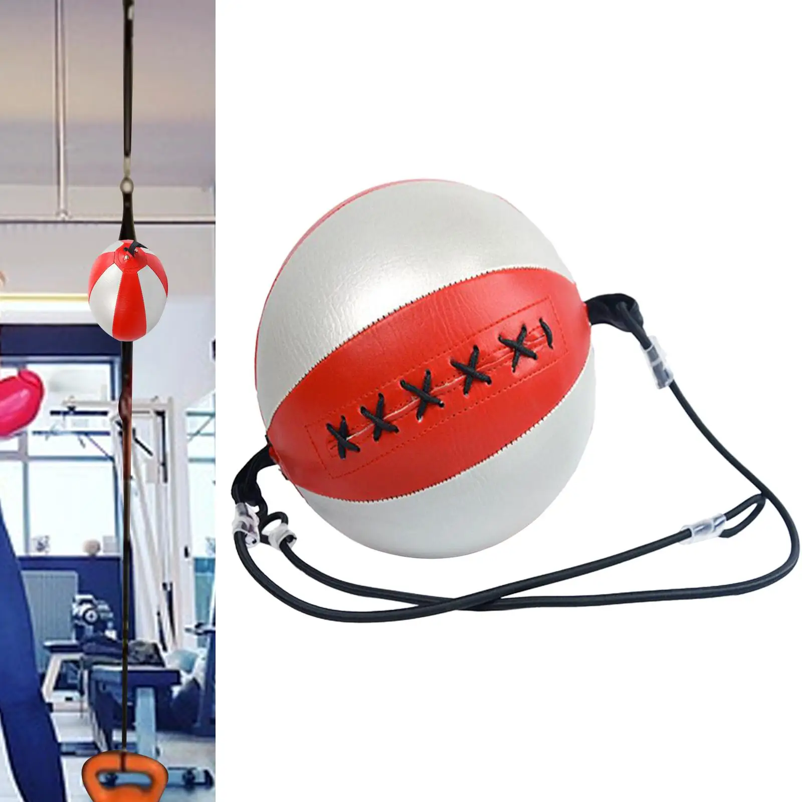 Boxe Speed Ball Premium Boxing Reaction Ball Double End Bag Punching Ball Per Kickboxing Home Gym Sparring Training Muay Thai