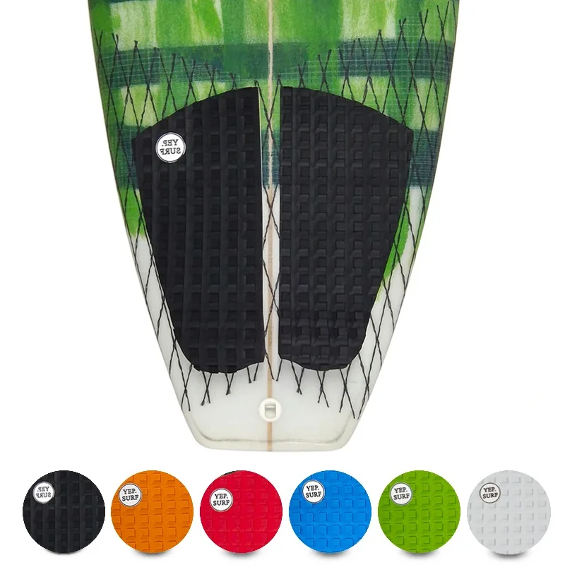 Eva Surf Pads 2Pcs Surfboard Traction Pads Antiscivolo Grip Surf Tail Pads Per Sup Deck Cover Mats 3M Colla Surfboard Pads