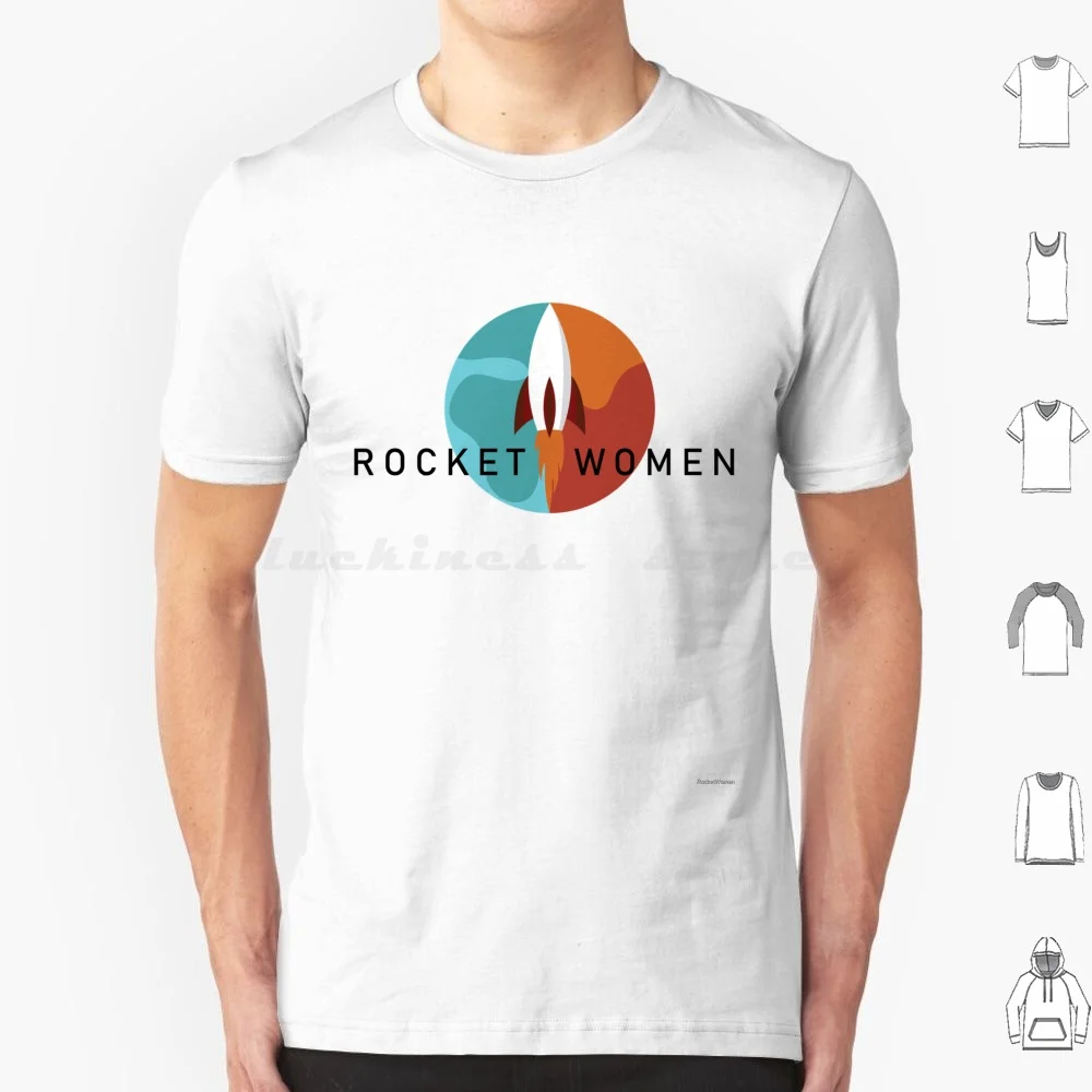 Rocket Women-Original Logo T Shirt Uomo Donna Bambini 6Xl Rocket Women Space Explore Women Stem Earth Astronaut Martian Rocket Star
