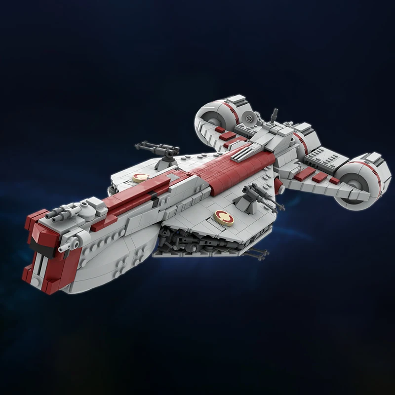 Nuovo 1072 Pz Famoso Star Movie Moc Venator-Class Republic Ship Attack Cruiser Model Toy Bricks Moc Spaceship Toy Adult Kid Gift