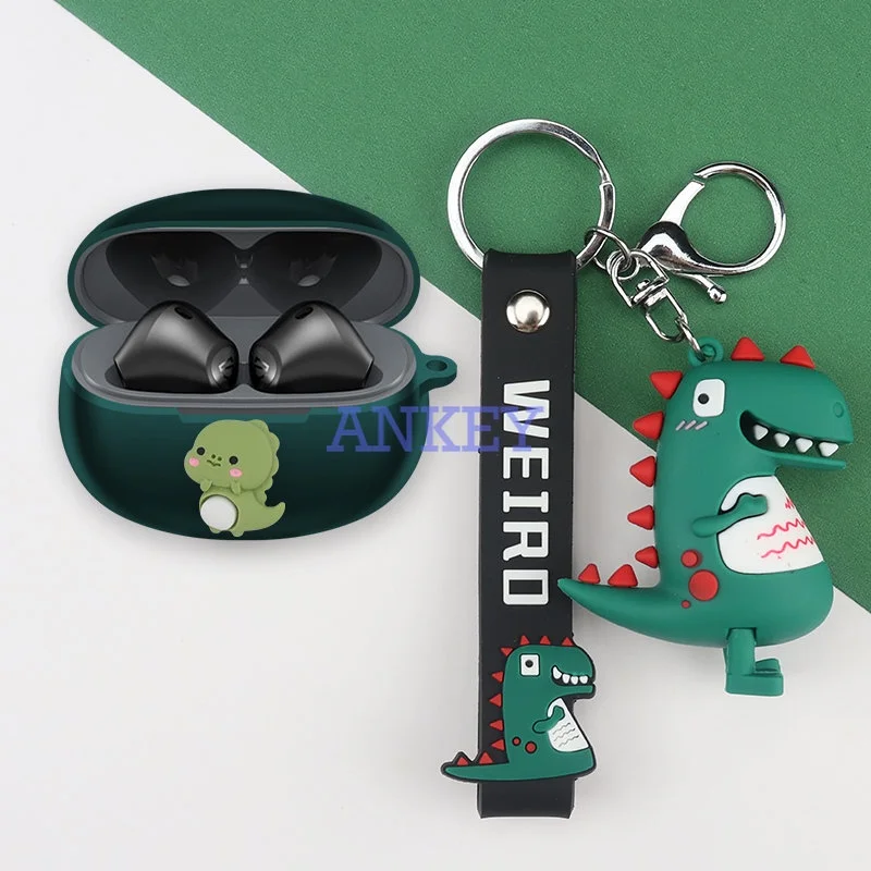 Per Soundpeats Air3 Deluxe Hs Air 3 Pro Capsule 3 Custodia In Silicone Per Auricolari Auricolari Astronauta Verde Custodia Protettiva Morbida Per Cuff