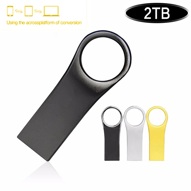 Pendrive 2Tb Usb Flash Drive 1Tb Pen Drive Ad Alta Velocità 2Tb Cle Memoria Usb 512Gb Stick U Disk Per Tv Computer Logo Gratuito