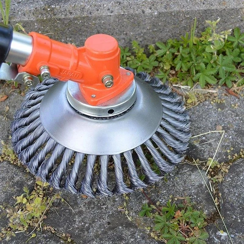 Ruota In Filo Di Acciaio Spazzola Per Erbacce Da Giardino Tosaerba Tosaerba Tagliaerba Decespugliatore Strumenti Decespugliatore Da Giardino Testina P