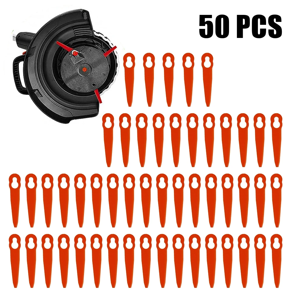 50 Pz Lame Di Plastica Per Stihl Fsa 45 Fsa 57 Tagliaerba Pezzi Di Ricambio 83Mm Giardino Di Casa Pezzi Di Ricambio Accessori Per Elettroutensili