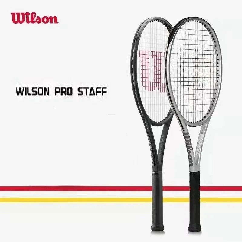 Racchetta Da Tennis Professionale Wilson Full Carbon Wilson Pro Staff 97 Racchetta Da Allenamento Singola Ultraleggera Infilata Con La Borsa