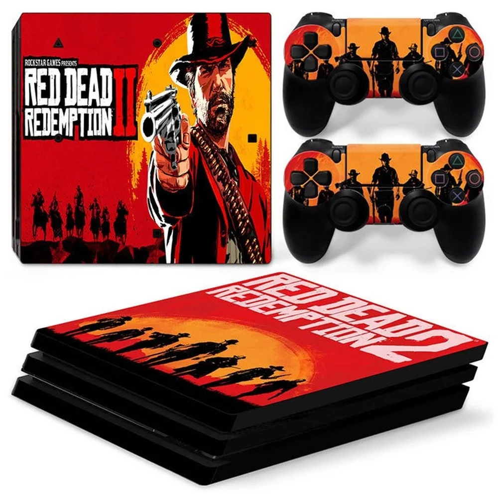 Per Ps4 Pro Red Dead: "Pvc Skin Adesivo In Vinile Decal Cover Console Controller Dualsense Adesivo Protettivo Antipolvere