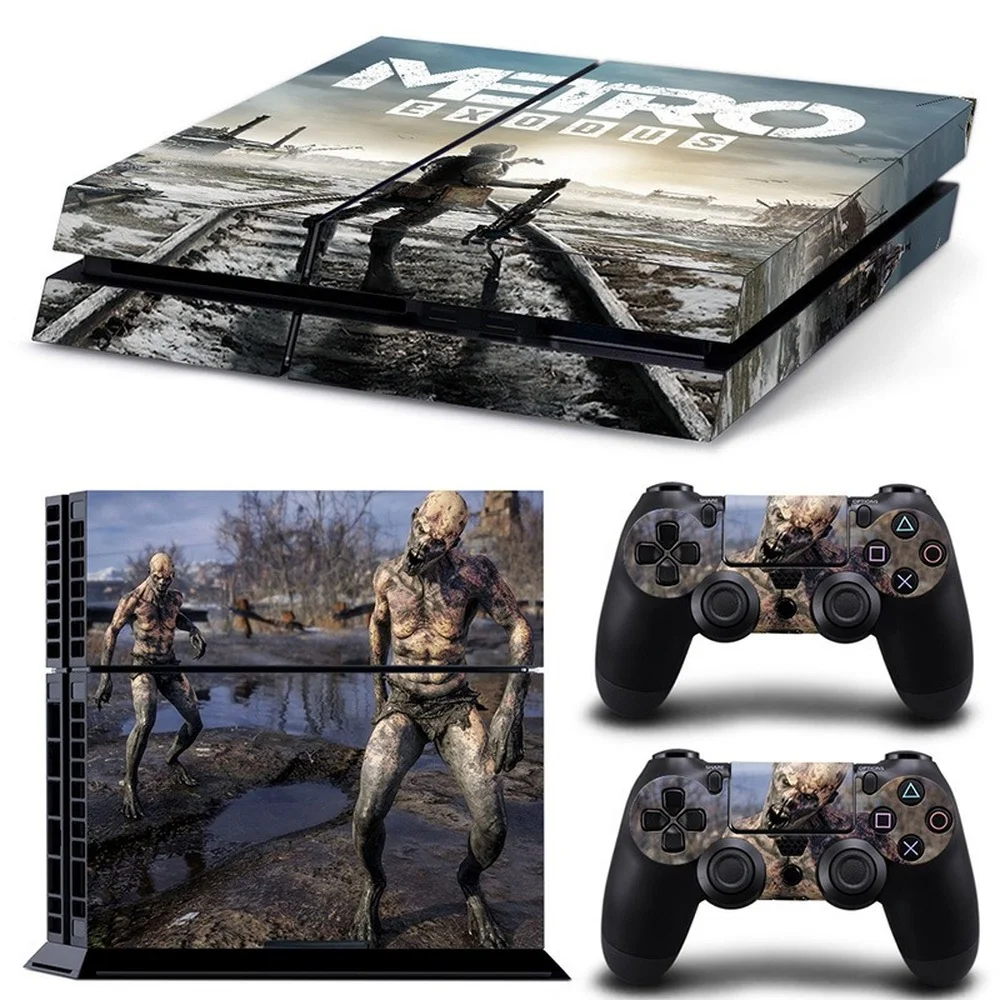 For Ps4 Metro Exodus Pvc Skin Vinyl Sticker Decal Cover Console Dualsense Controllers Dustproof Protective Sticker