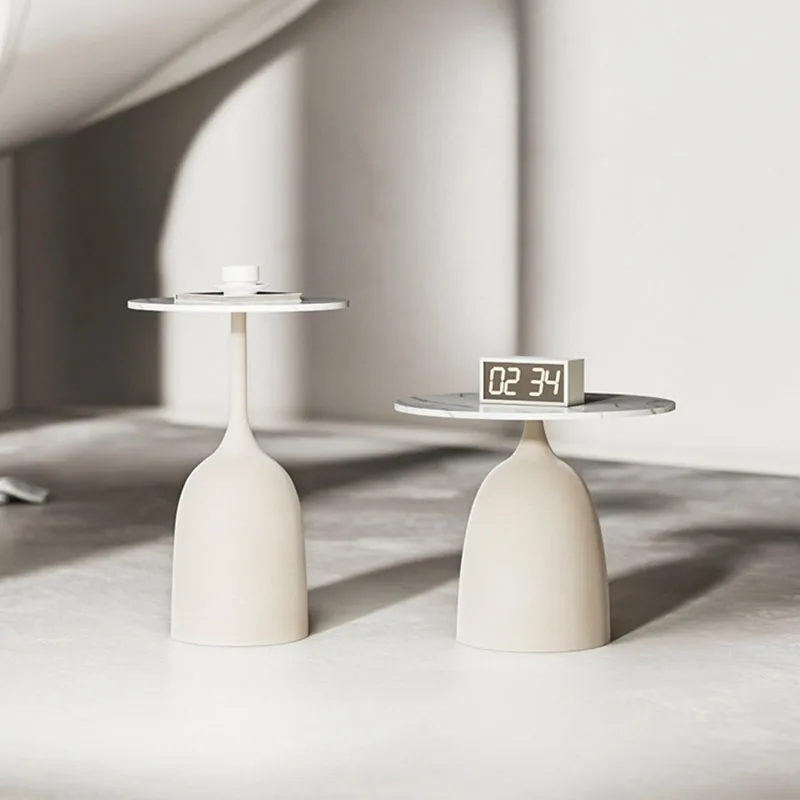 Tavolino Da Salotto Bianco Design Moderno Tavolino Minimalista Per La Casa Tavolino Rotondo Estetico Da Salotto Tavolino Da Salotto