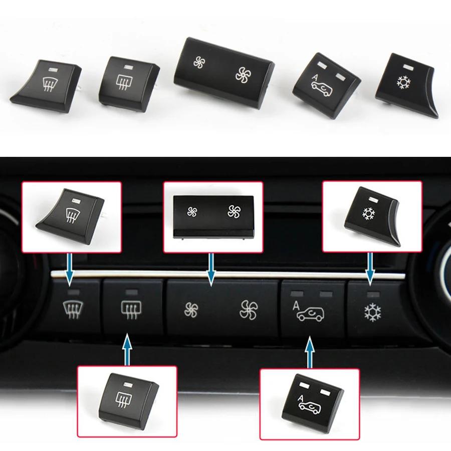 Car Air Conditioner Button Inner Cycle Button Ventilation Ac Air Conditioner Buttons Refrigeration Switch For Bmw X5 E70 X6 E71