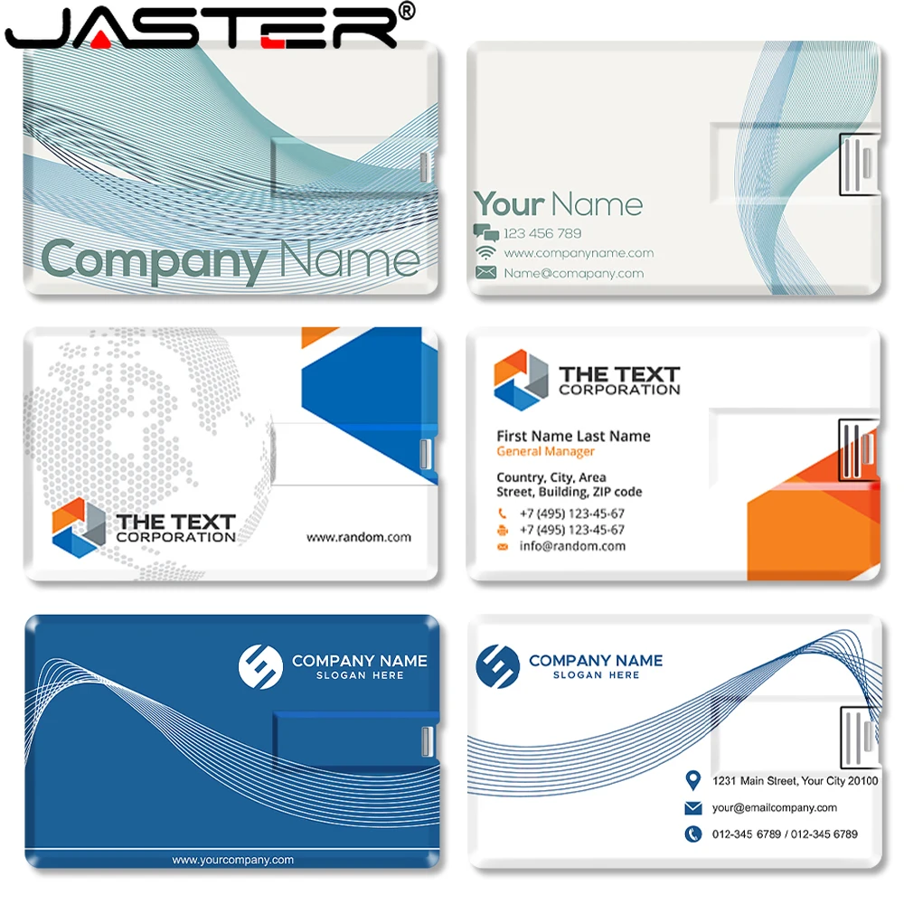 Logo A Colori Personalizzato Gratuito Carta Bianca Chiavetta Usb Stampa Carta Di Credito Carta Di Credito Vassoio Penna Memory Stick Carta Di Annivers