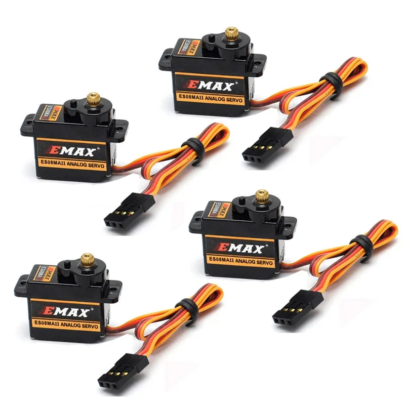 Emax Es08Ma Es08Maii 12G Mini Metal Gear Servo Analogico Per Rc Toy Car Boat Helicopter Airplane Rc Robot Sostituzione Parti Fai Da Te
