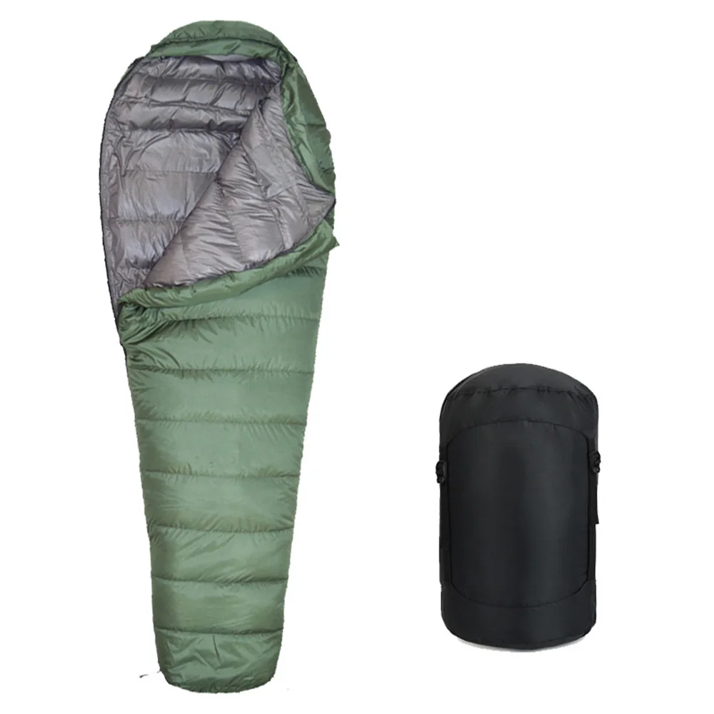 Lawaia Outdoor Duck Down Sacco A Pelo Ultraleggero Stile Mummia Sacco A Pelo Caldo Resistente Al Freddo