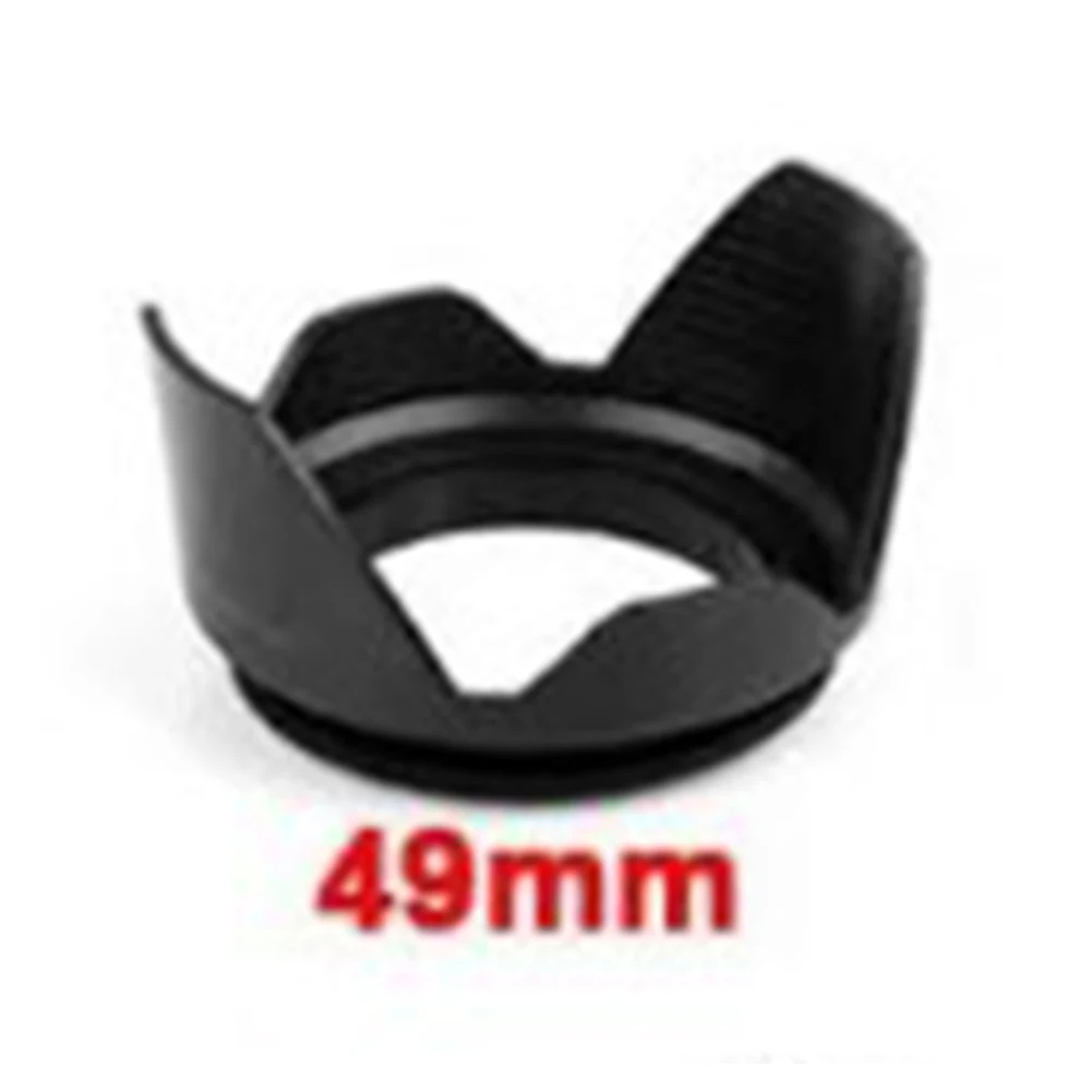Tipo Di Petalo Di Loto Parasole 49 52 55 58 62 67 72 77 82Mm Avvitato Fiore Petalo Parasole Paraluce Per Accessori Sony Camara