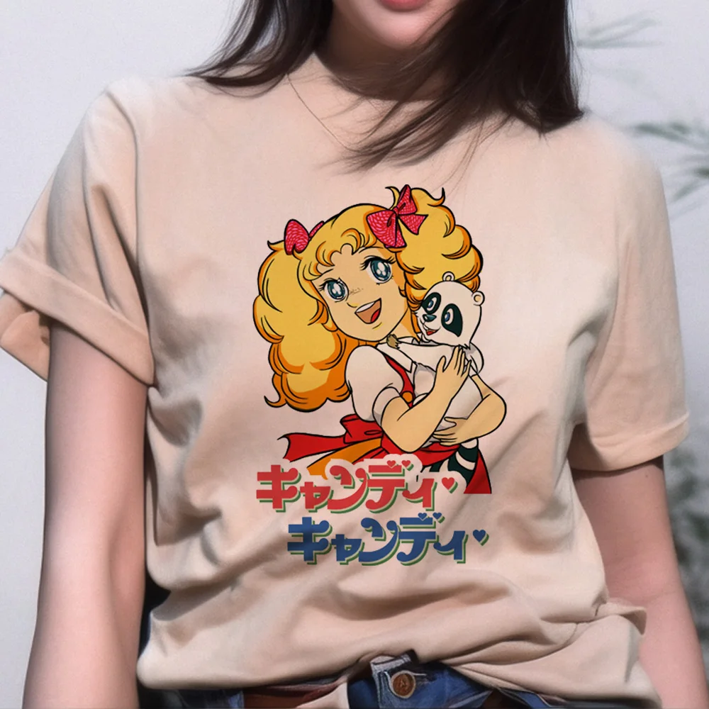 Candy Candy Top Donna Manga Top Femminile Giapponese Manga Comic Abbigliamento
