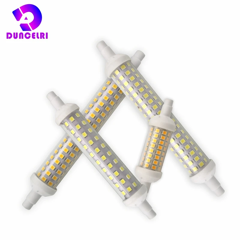 R7S Led 78Mm 118Mm 135Mm 6W 9W 12W R7S Lampadina Smd 2835 Lampada Led Lampada 220V Luce Mais Sostituire 30W 50W 100W Luce Alogena
