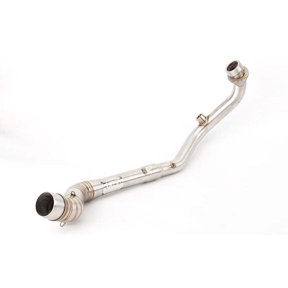 Motorcycle Exhaust System 51Mm Muffler Fromt Middle Connect Link Pipe Slip On For Y15Zr Exhaust Escape Moto