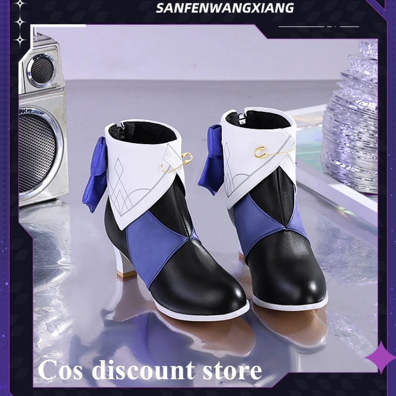 Nuovo Gioco Honkai: Star Rail Cos Herta Shoes Gioco Di Ruolo Cos Carnival Costume Da Donna Comic-Con Party Herta Elegnat Shoes Pre-Vendita