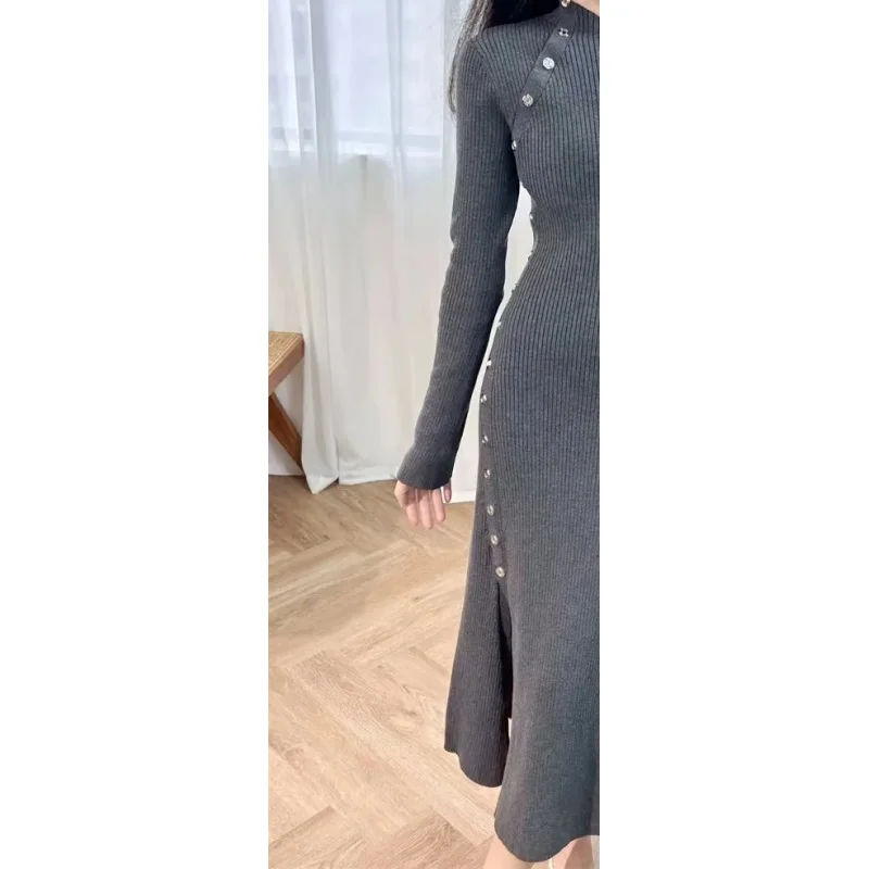 Abiti Da Donna In Offerta Abito Da Vacanza In Liquidazione 2024 Negozio Tbpro Abbigliamento Donna Abito Lungo In Maglia Traf Con Piccola Fragranza