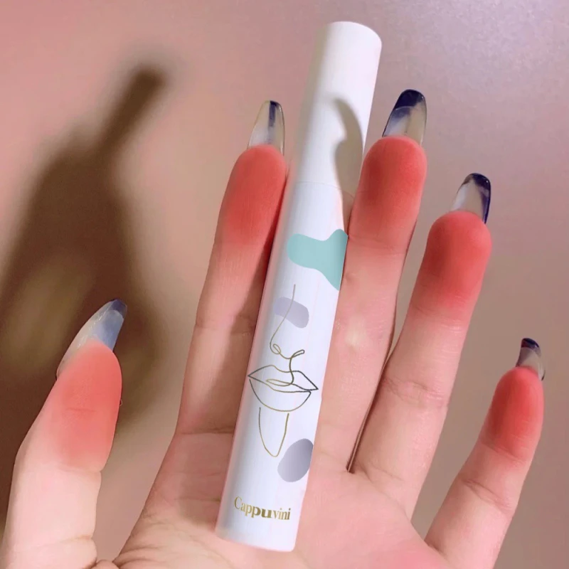 Rossetto Nudo Opaco Rosso Pesca Impermeabile Lunga Durata Velluto Rossetto Liquido Opaco Labbra Lucide Rosa Trucco Cosmetici Labiales