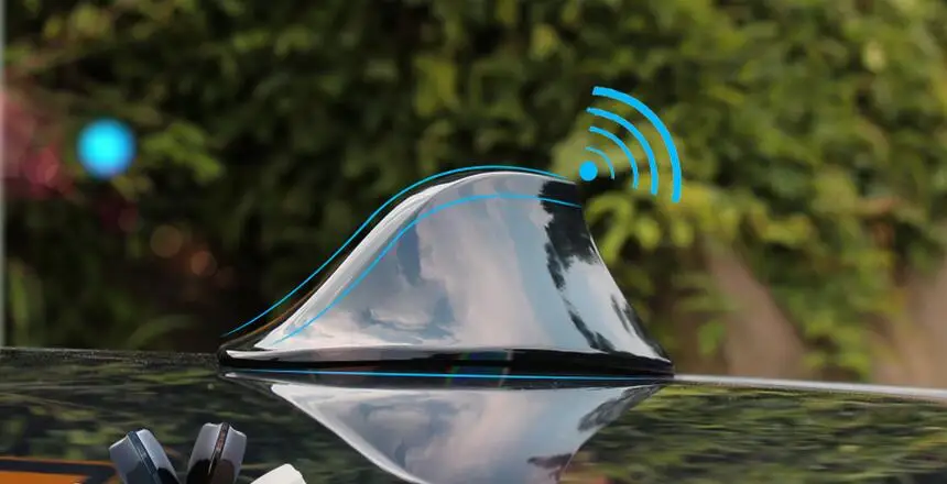 Per Renault Captur Accessori Super Shark Fin Antenna Speciale Autoradio Antenne Shark Fin Auto Antenna Segnale Con Adesivo 3M