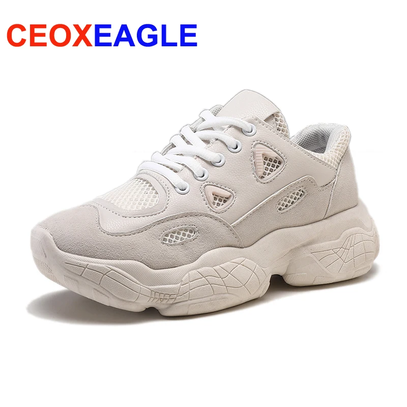 Scarpe Da Ginnastica Da Donna Scarpe Con Plateau Scarpe Con Suola Spessa Da Donna Scarpe Da Ginnastica Con Zeppa Grosse Traspiranti Estive Sneakers Da