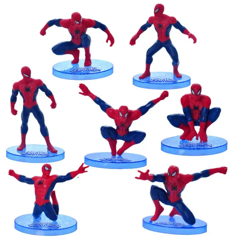 7 Pz/Set Marvels Spider-Man No Way Home Figure Model Toys