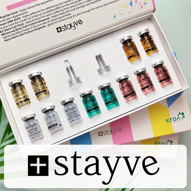 Corea Originale Stayve Bb Cream Glow Beginner Starter Kit Niacinamide/Peptide Face Skin Care Serum Essence