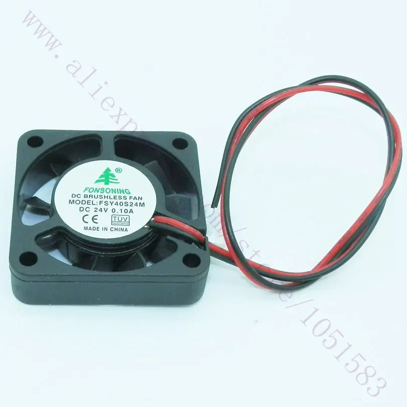 4 Pcs 4010 Di Raffreddamento Assiale Ventole 24V 0.10A 40X40X10Mm Ventola Di Raffreddamento Ventole Rampe Reprap Pursa Mendel 3D Stampante Di Trasport