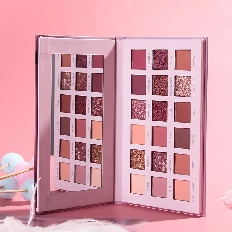 18 Colori Desert Rose Eyeshadow Palette 18 Colour Eyeshadow Palette Smoky Rose Makeup Palette