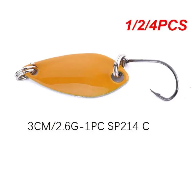 1/2/4Pcs Esca Artificiale Dispositivo Di Oscillazione Dura Forte Allure Colorato Migliore Effetto Dopo Il Riflesso Dell'Acqua