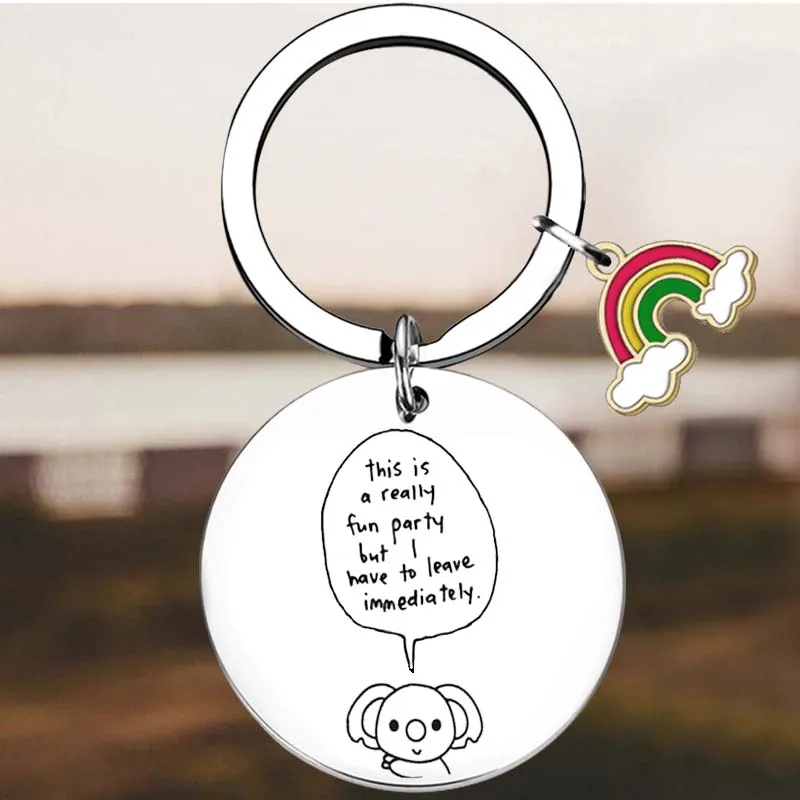 Nuovo Koala Bear Regalo Portachiavi Anello Accessori Koala Portachiavi Ciondolo Koala Best Friend Gift