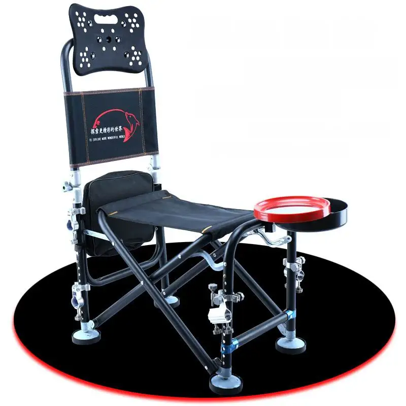 Sedia Da Pesca In Alluminio Lyca Con Accessori In Kit Peso Lordo Di Circa 5Kg.