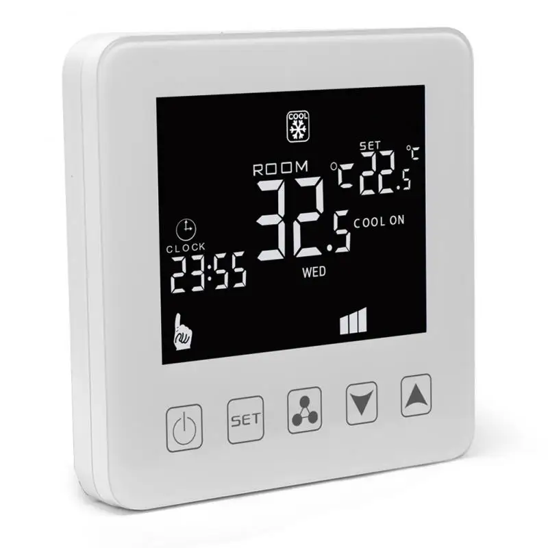 Termostato Ventilconvettore Aria Condizionata 2P 4P, Con Programmabile