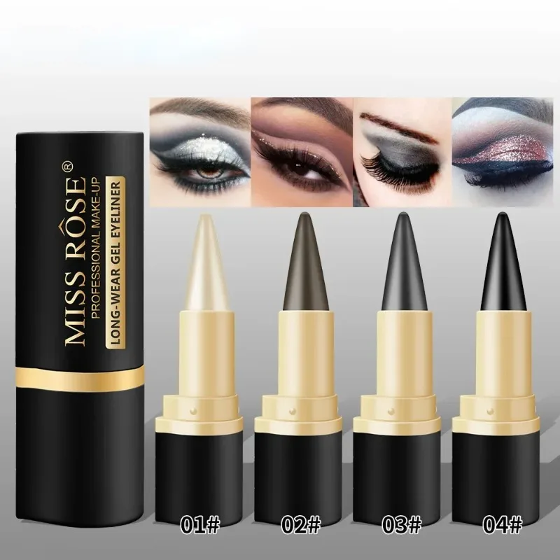 Gel Permanente Nero A Lunga Durata Eye Liner Pen Makeup 24 Ore Waterproof Shadow Eyeliner Pencil Kajal Eye Shimmer Cosmetics