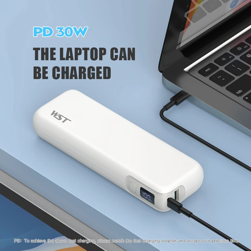 Power Bank 14400Mah Tipo C Pd 30W Ricarica Rapida Bidirezionale Per Notebook Portatile Powerbank Per Iphone 14 13 Samsung S23 Huawei Xiaomi
