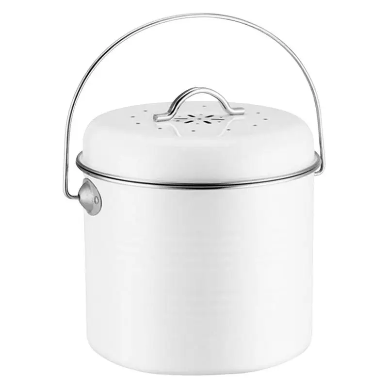 Cestino Per Compost Con Coperchio Cestino Per Compost Da Appoggio Con Coperchio Per Cucina Secchio Per Compost Da Cucina Inodore Cestino Per Compost D