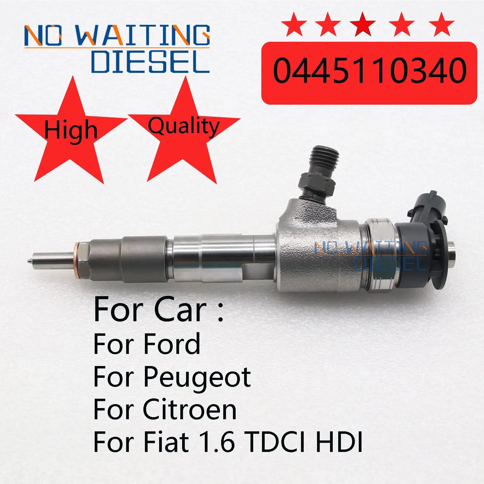 0445110340 Parti Dell'Iniettore Di Carburante Iniezione Della Pompa Diesel 0445110340 Per Peugeot Citroen Fiat 1.6 Tdci Hdi