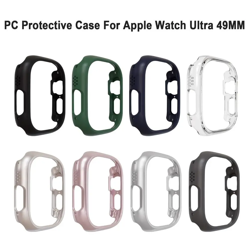 Paraurti Pc Cover New Watch Hollow Screen Protector Custodia Rigida Per Accessori Per Apple Watch Ultra 49Mm Smart Watch