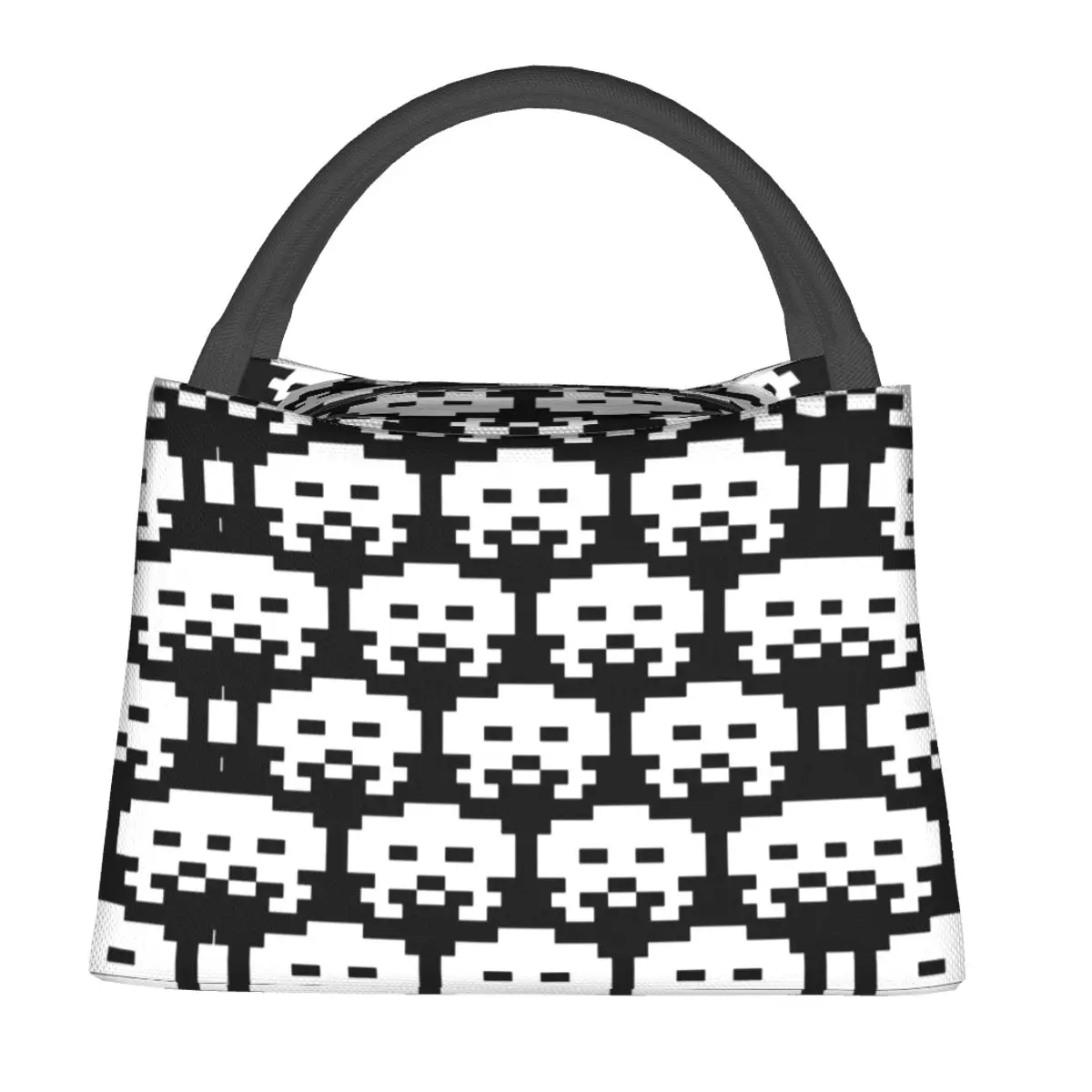 Space Overglassers Pattern Lunch Bag Videogioco Portable Lunch Box Picnic Designer Cooler Bag Fashion Oxford Thermal Tote Handbags